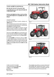 Massey Ferguson MF7150 Tractor Operator’s manual