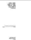 John Deere 3300X Tractor Service Repair Manual (tm4525)