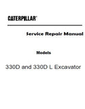Caterpillar Cat 330D Excavator (Prefix EDX) Service Repair Manual (EDX00001 and up)
