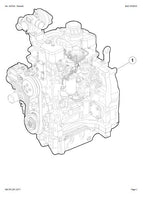 CLAAS NECTIS 267-227 F TRACTOR Parts Catalogue Manual (SN: CT9780000-CT9789999)