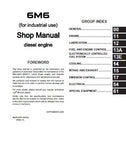 CATERPILLAR CAT DP80N FORKLIFT LIFT TRUCKS 6M60-TL Diesel Engine Service Repair Manual