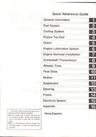 1989 Kawasaki Ninja ZX1000-B2 Service Repair Manual