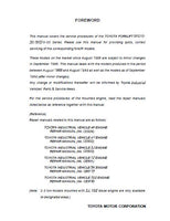 Toyota 5fd30 Forklift Service Repair Manual