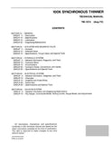 John Deere 100K Synchronous Thinner Service Repair Manual (tm1074)