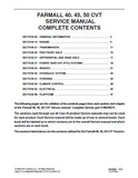 CASE IH FARMALL 45 CVT Tractor Service Repair Manual